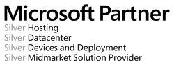 Microsoft Silver Partner: Hosting, Datacenter, Devices and Deployment, Midmarket Solution Provider